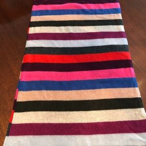 Cashmere White + Warren Multi-color Striped Scarf